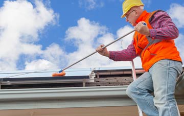 Over Kiddington soft wash roof cleaning